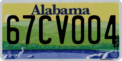 AL license plate 67CV004