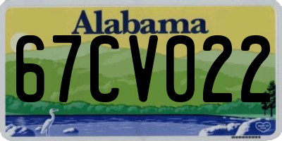 AL license plate 67CV022