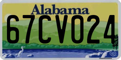 AL license plate 67CV024