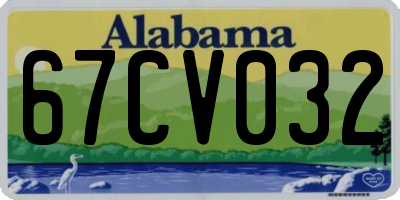 AL license plate 67CV032