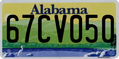 AL license plate 67CV050