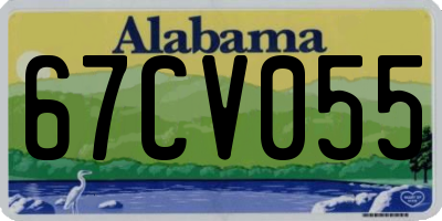 AL license plate 67CV055