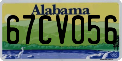 AL license plate 67CV056