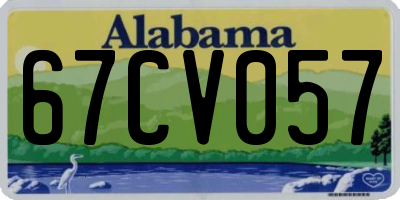 AL license plate 67CV057