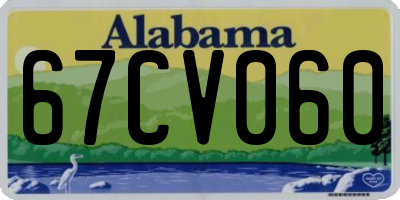 AL license plate 67CV060