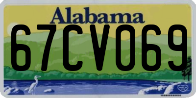 AL license plate 67CV069