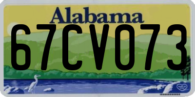 AL license plate 67CV073