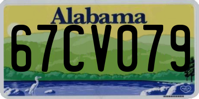 AL license plate 67CV079
