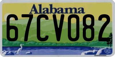 AL license plate 67CV082
