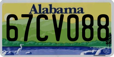 AL license plate 67CV088