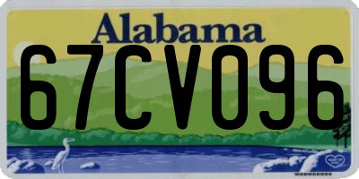 AL license plate 67CV096
