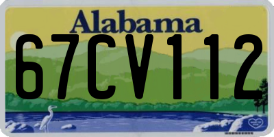 AL license plate 67CV112