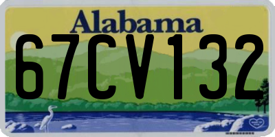 AL license plate 67CV132
