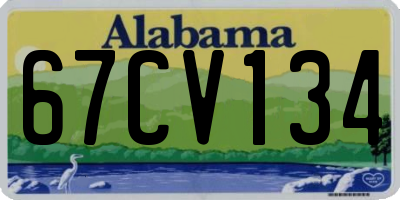 AL license plate 67CV134