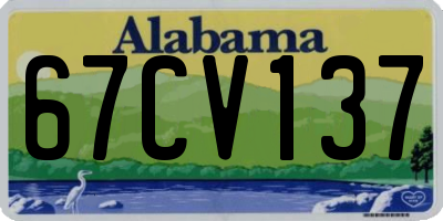 AL license plate 67CV137