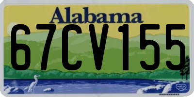 AL license plate 67CV155