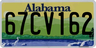 AL license plate 67CV162