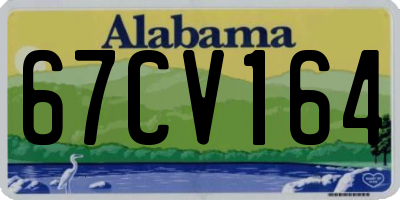 AL license plate 67CV164