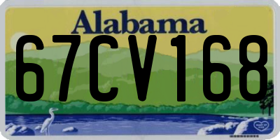 AL license plate 67CV168