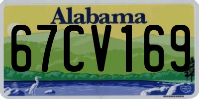AL license plate 67CV169