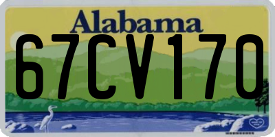 AL license plate 67CV170