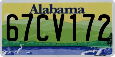 AL license plate 67CV172