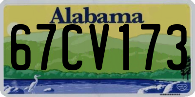 AL license plate 67CV173