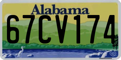 AL license plate 67CV174