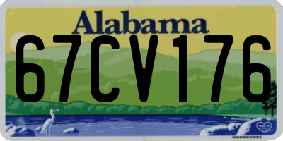 AL license plate 67CV176