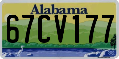 AL license plate 67CV177