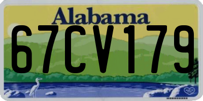 AL license plate 67CV179