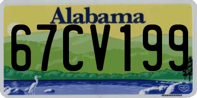 AL license plate 67CV199