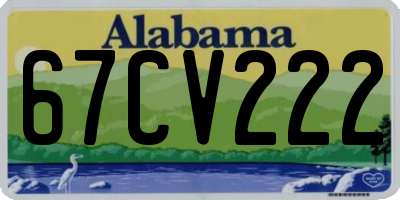 AL license plate 67CV222