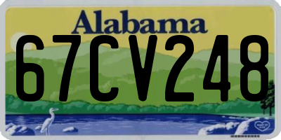AL license plate 67CV248
