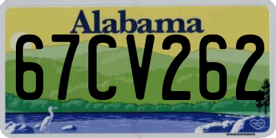 AL license plate 67CV262