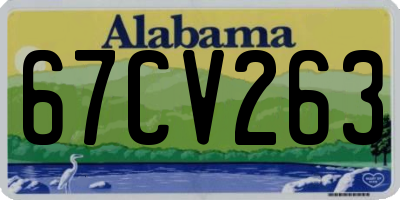 AL license plate 67CV263