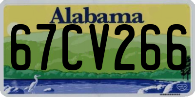AL license plate 67CV266