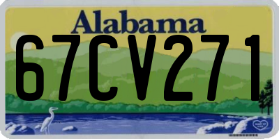 AL license plate 67CV271