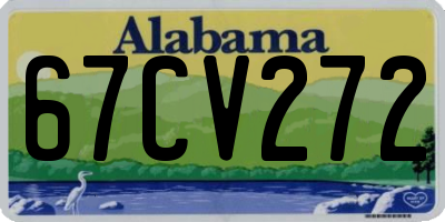 AL license plate 67CV272