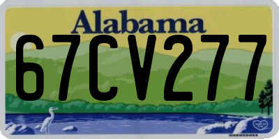 AL license plate 67CV277