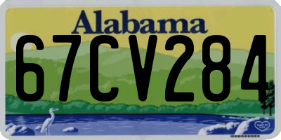 AL license plate 67CV284