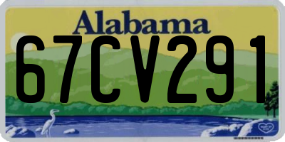 AL license plate 67CV291