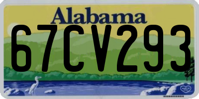AL license plate 67CV293