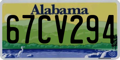 AL license plate 67CV294
