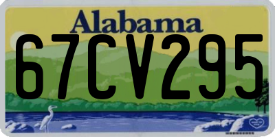AL license plate 67CV295