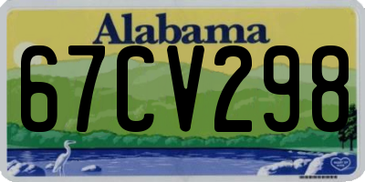 AL license plate 67CV298