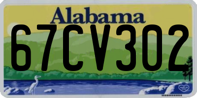 AL license plate 67CV302
