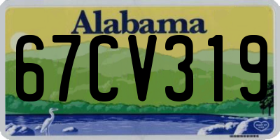 AL license plate 67CV319