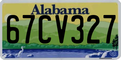 AL license plate 67CV327