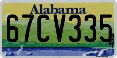 AL license plate 67CV335